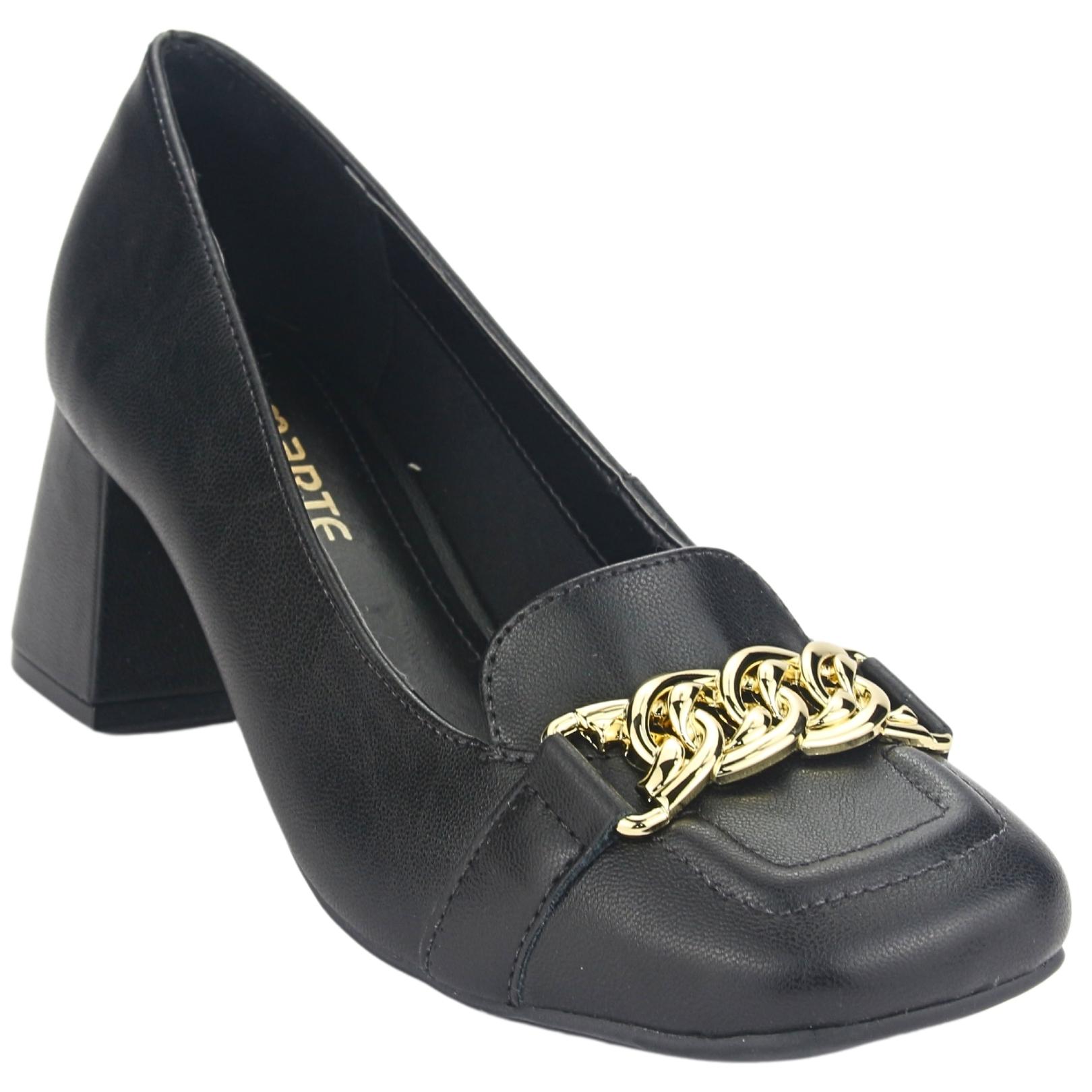 ZAPATO VIA MARTE MUJER 23-16806 N PRETO CASUAL - 3