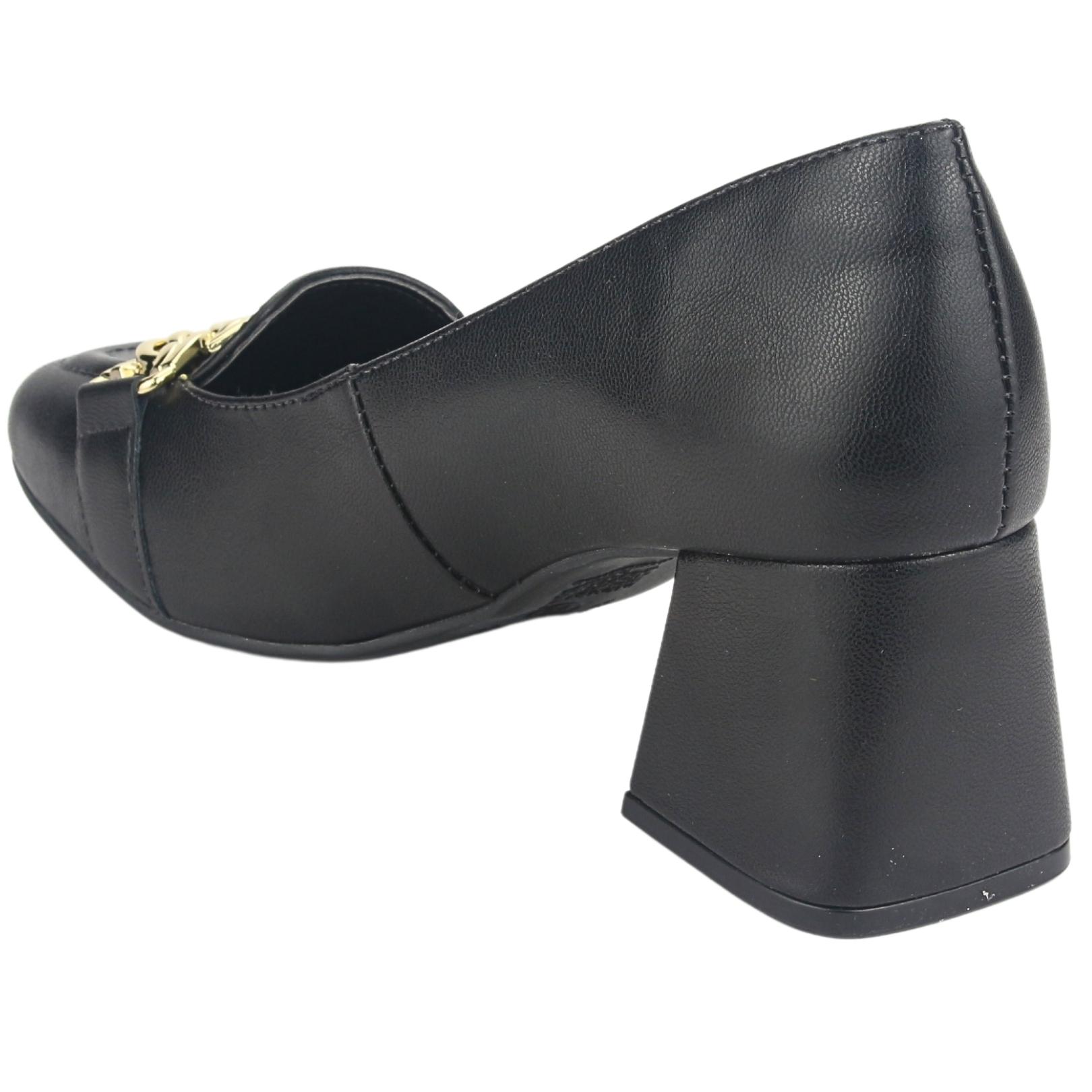 ZAPATO VIA MARTE MUJER 23-16806 N PRETO CASUAL - 4