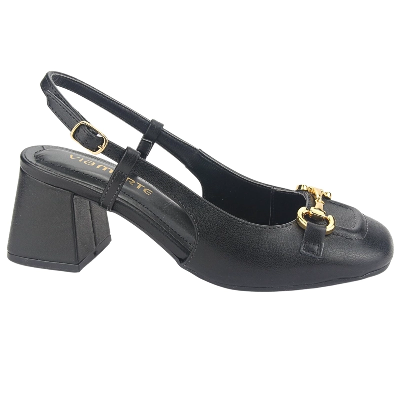 ZAPATO VIA MARTE MUJER 23-16804 N PRETO CASUAL - 1