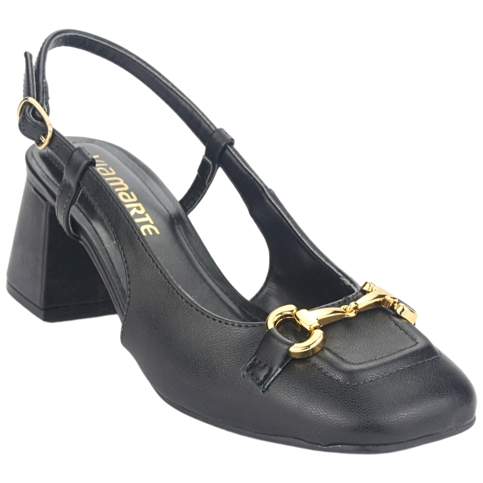 ZAPATO VIA MARTE MUJER 23-16804 N PRETO CASUAL - 3