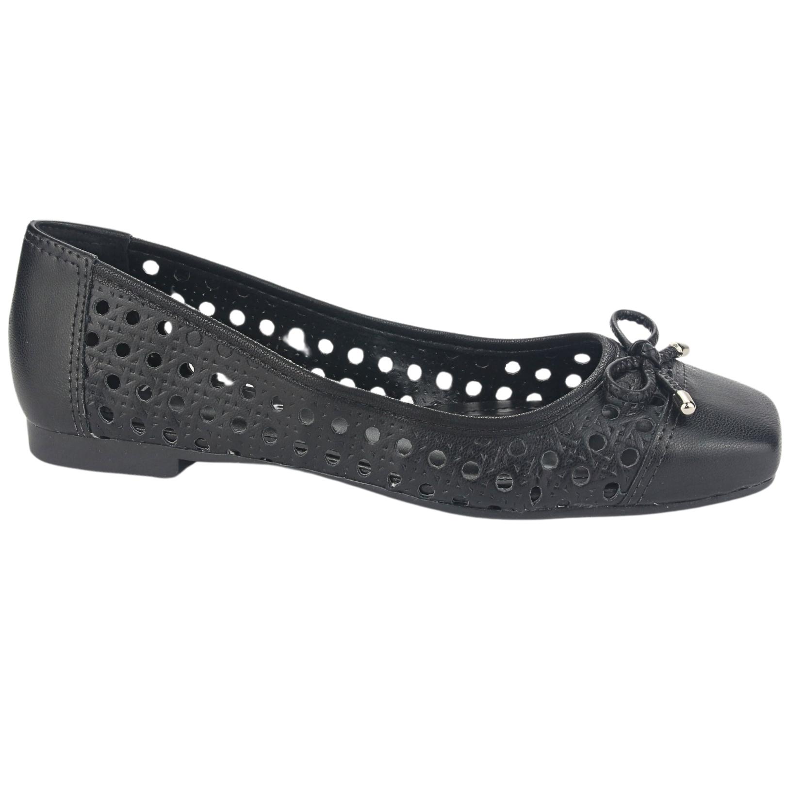 ZAPATOS MUJER VIA MARTE 23-13201 N PRETO CASUAL - 1