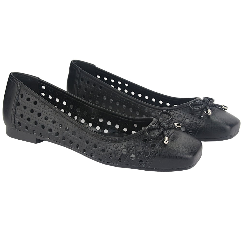 ZAPATOS MUJER VIA MARTE 23-13201 N PRETO CASUAL - 3