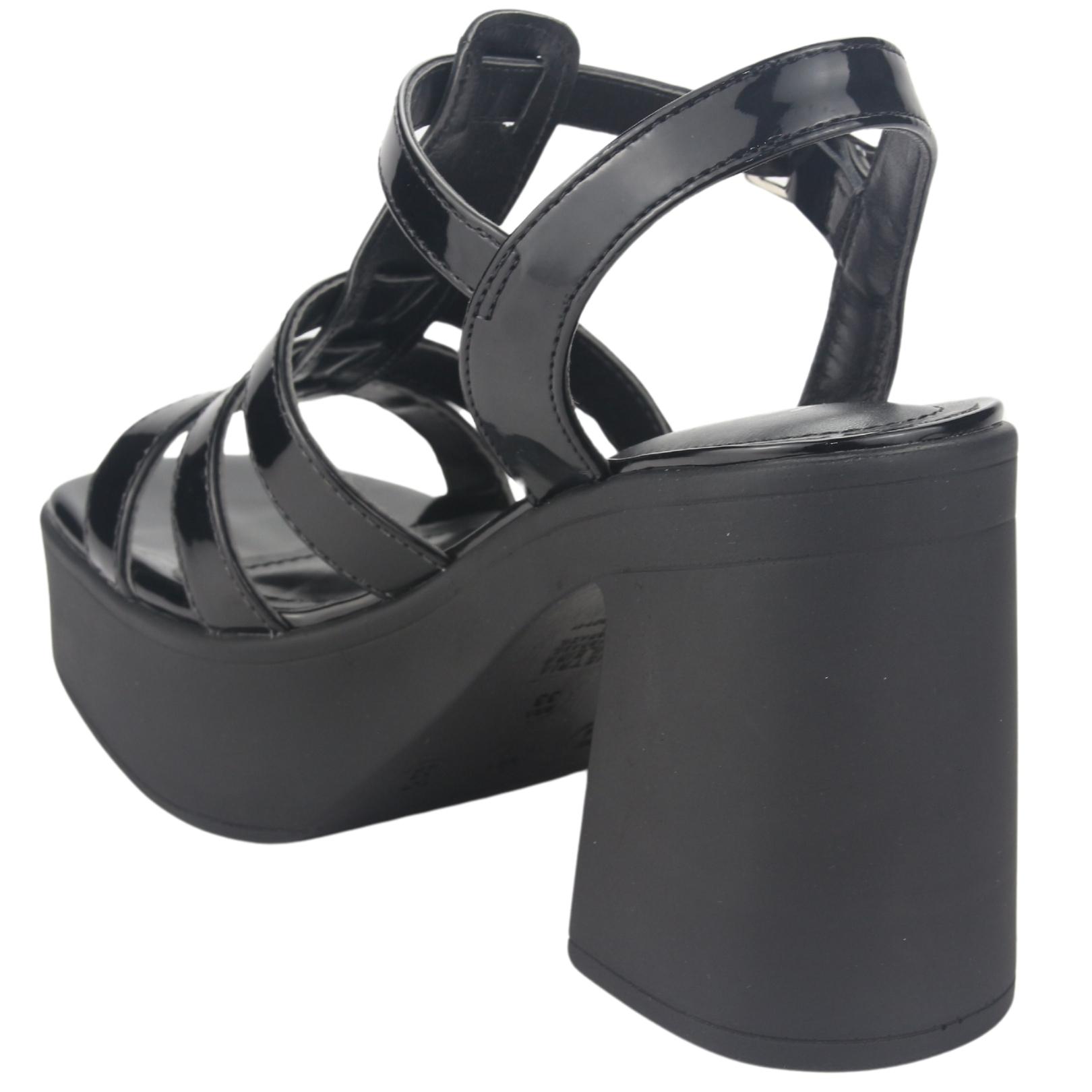 SANDALIAS MUJER VIA MARTE 23-11104 V PRETO CASUAL - 4