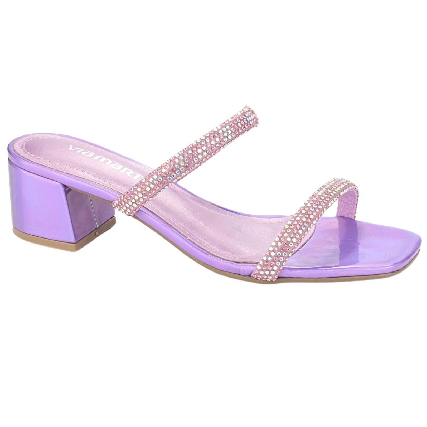 SANDALIAS MUJER VIA MARTE 23-9810 ROSA CASUAL - 1