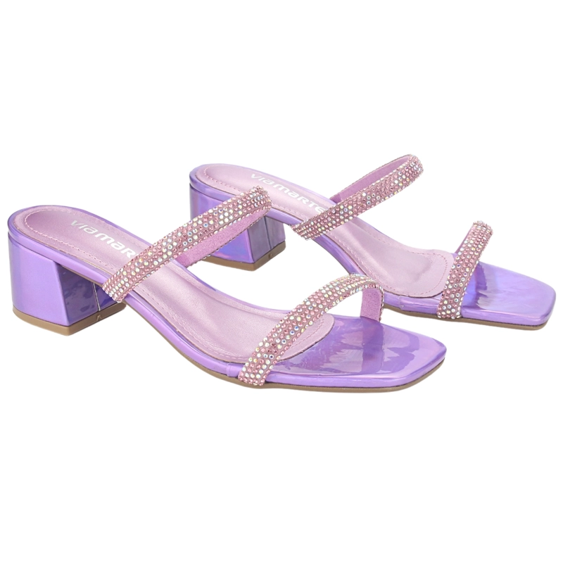 SANDALIAS MUJER VIA MARTE 23-9810 ROSA CASUAL - 4
