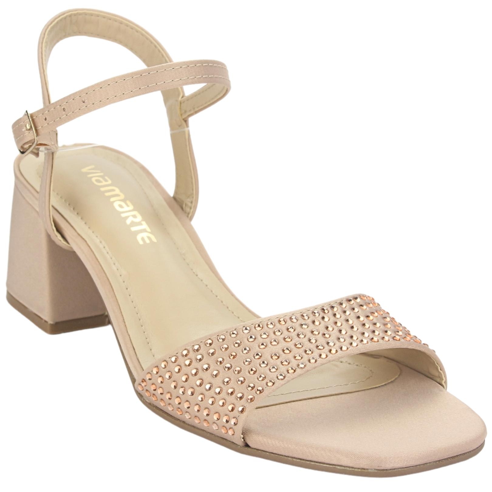 SANDALIA VIA MARTE MUJER 23-9708 CREME CASUAL - 3