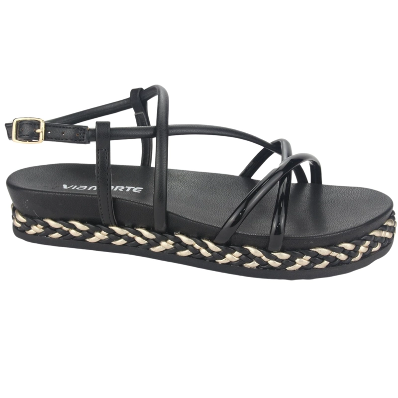 VIA MARTE SANDALIA VIA MARTE MUJER 23-10408 V PRETO CASUAL