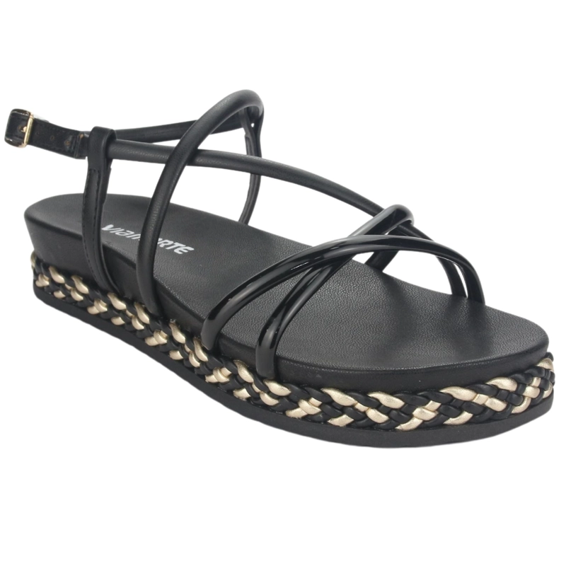 SANDALIA VIA MARTE MUJER 23-10408 V PRETO CASUAL - 3