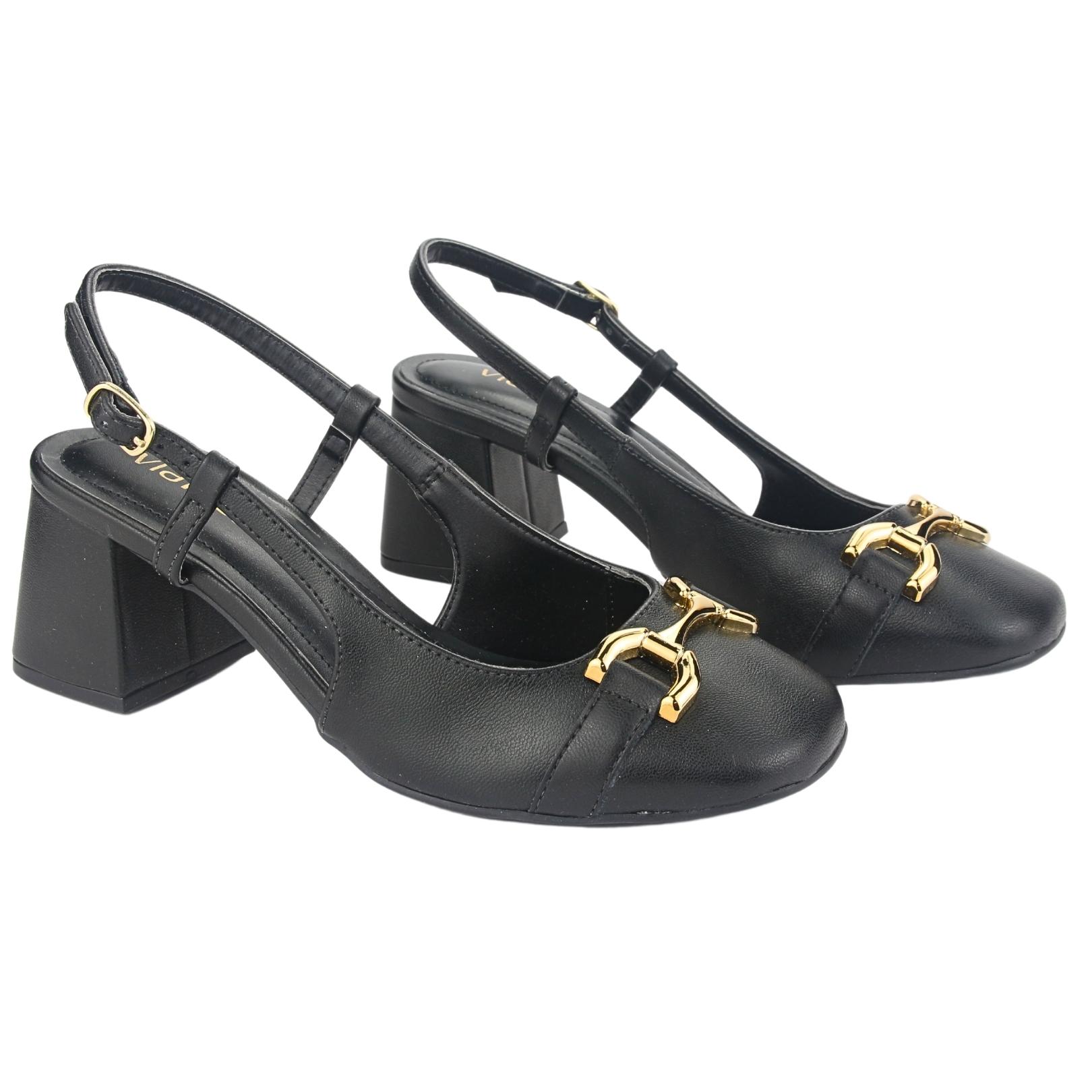 ZAPATO VIA MARTE MUJER 23-16805 N PRETO CASUAL - 4