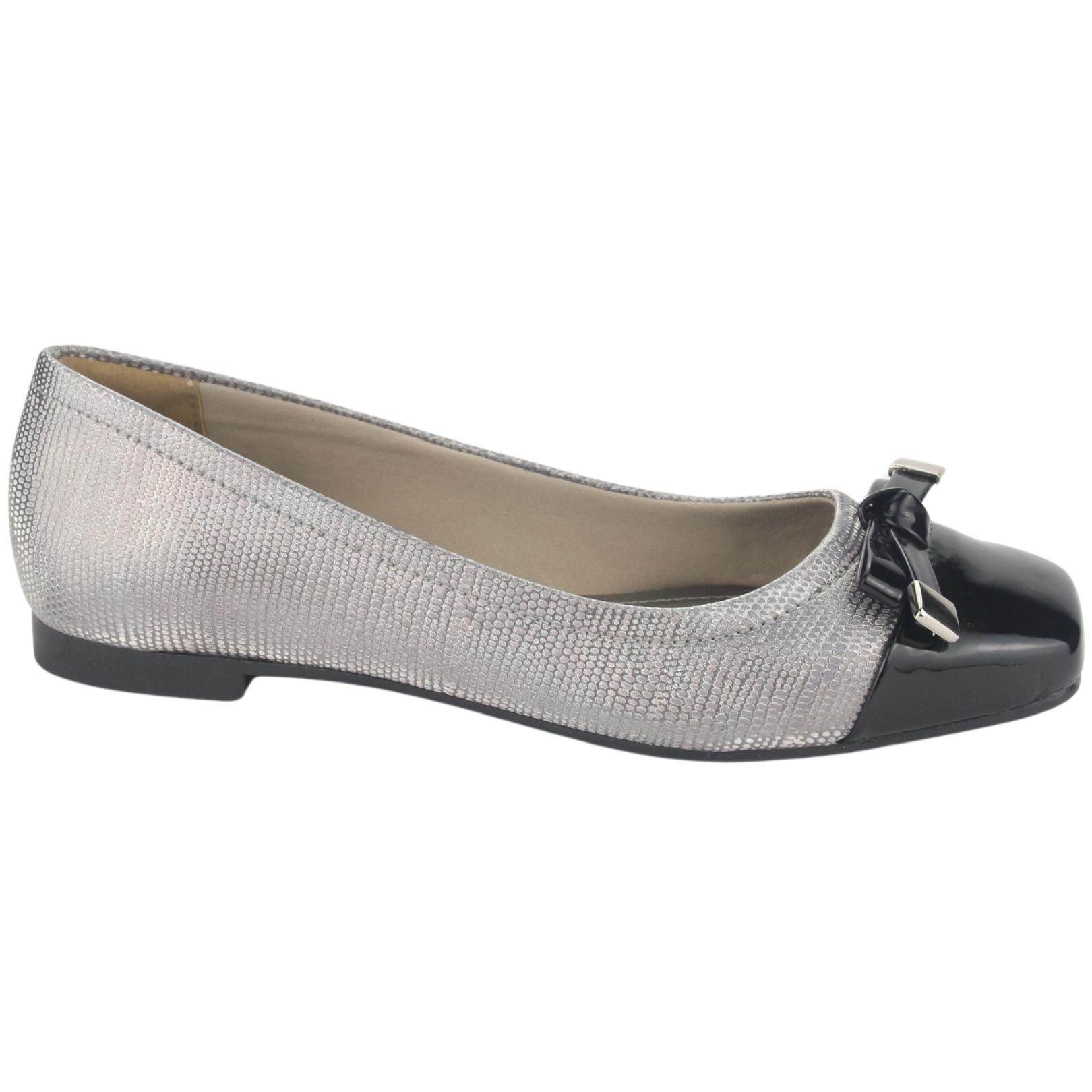 ZAPATOS MUJER VIA MARTE 23-13207 PRETO/PEWTER CASUAL - 1