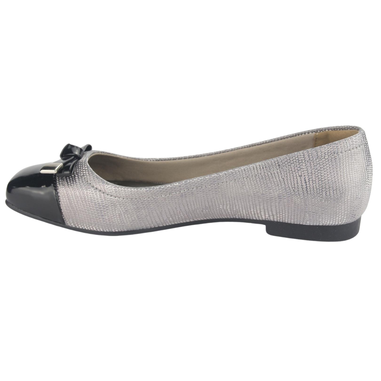 ZAPATOS MUJER VIA MARTE 23-13207 PRETO/PEWTER CASUAL - 2