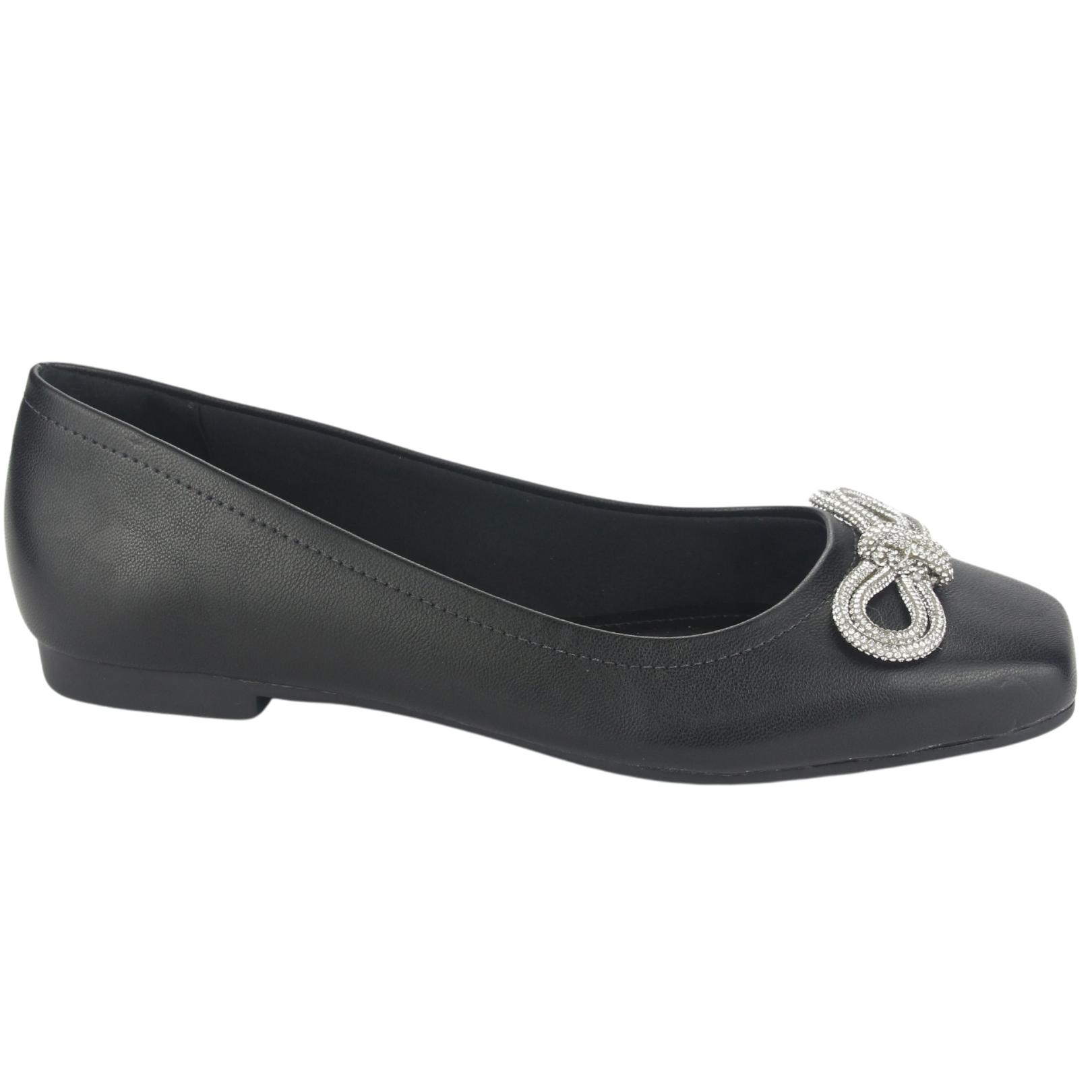 ZAPATOS MUJER VIA MARTE 23-13205 N PRETO CASUAL - 1