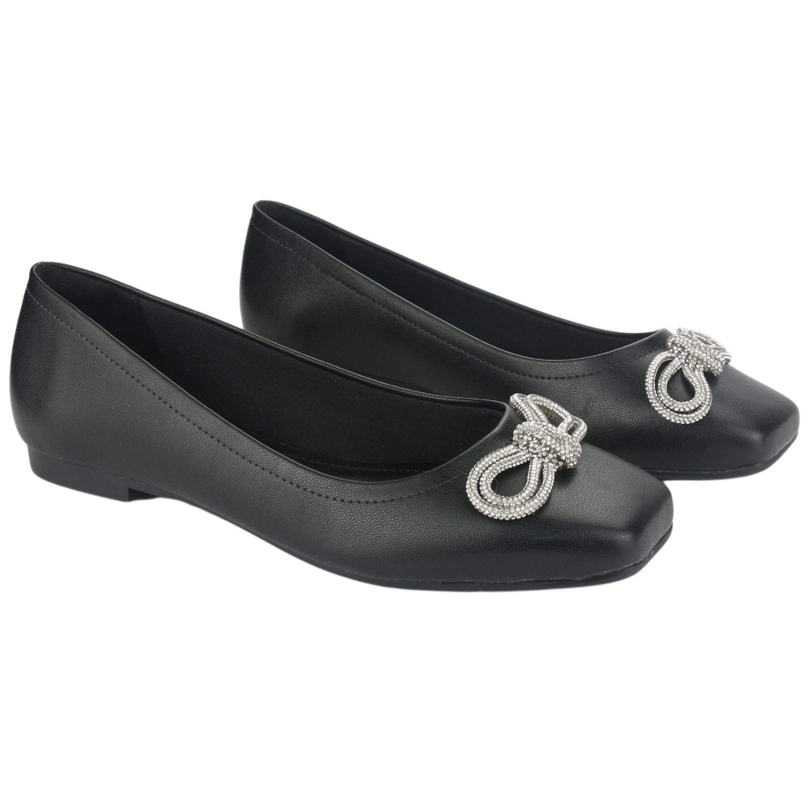 ZAPATOS MUJER VIA MARTE 23-13205 N PRETO CASUAL - 4