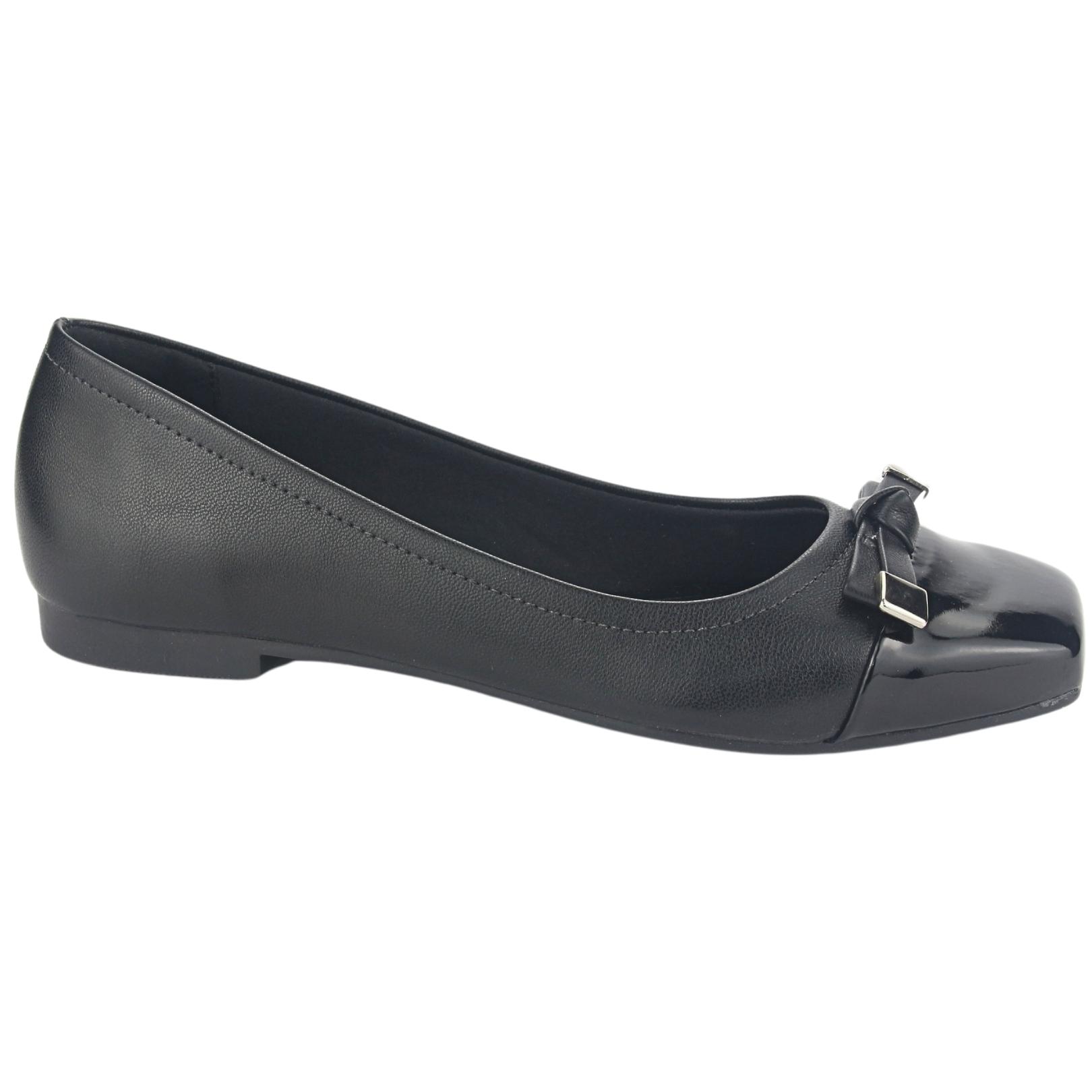 ZAPATOS MUJER VIA MARTE 23-13207 V PRETO CASUAL - 1