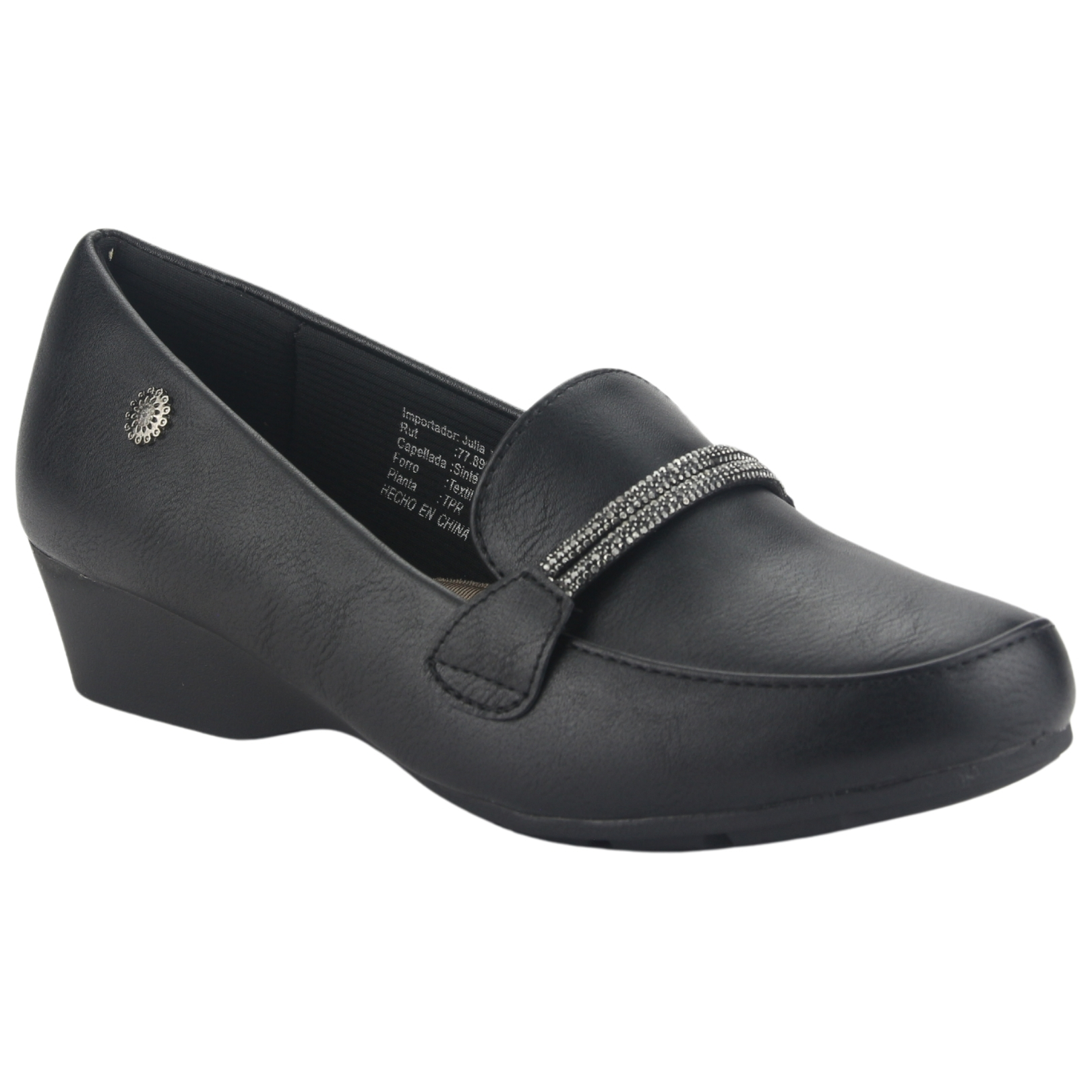 MOCASIN CHALADA MUJER DANA-6 N NEGRO CASUAL - 3
