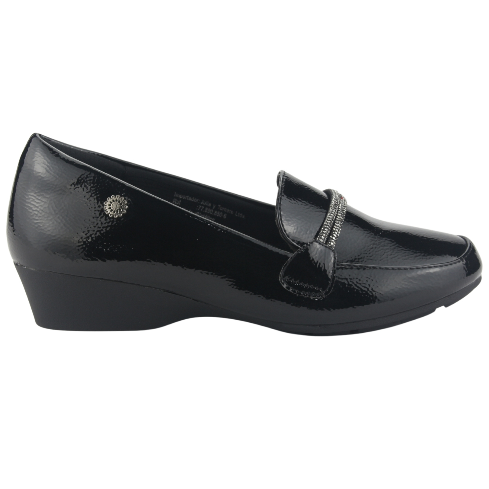 MOCASIN CHALADA MUJER DANA-6 V NEGRO CASUAL - 1