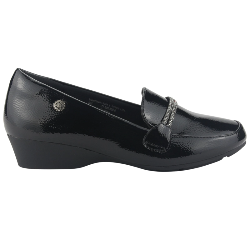 MOCASIN CHALADA MUJER DANA-6 V NEGRO CASUAL - 1