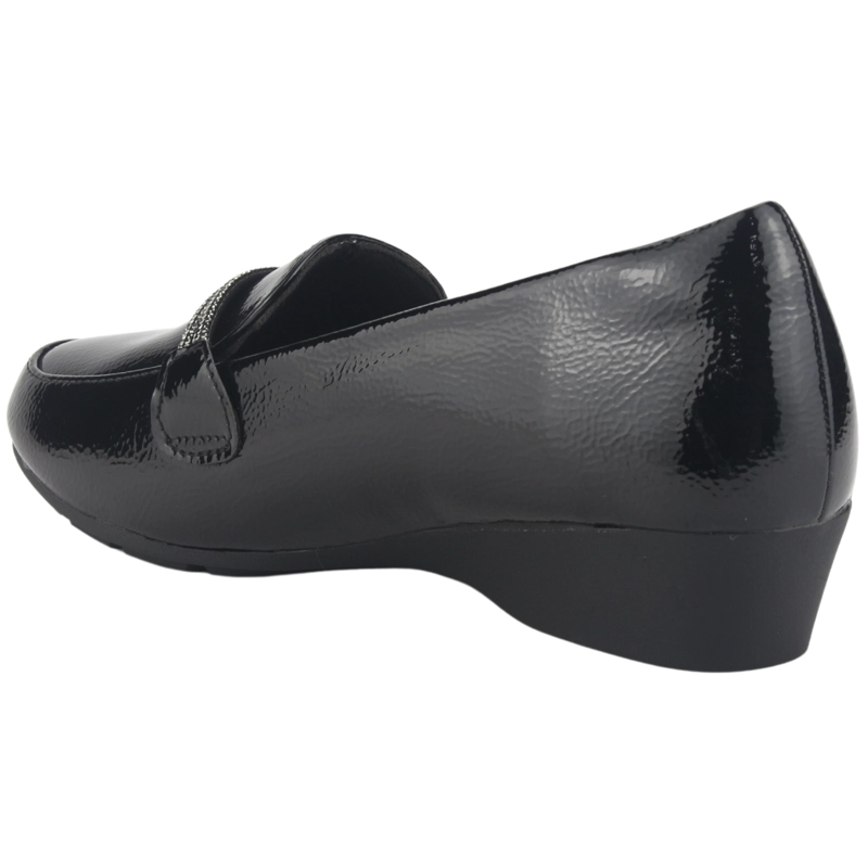 MOCASIN CHALADA MUJER DANA-6 V NEGRO CASUAL - 4