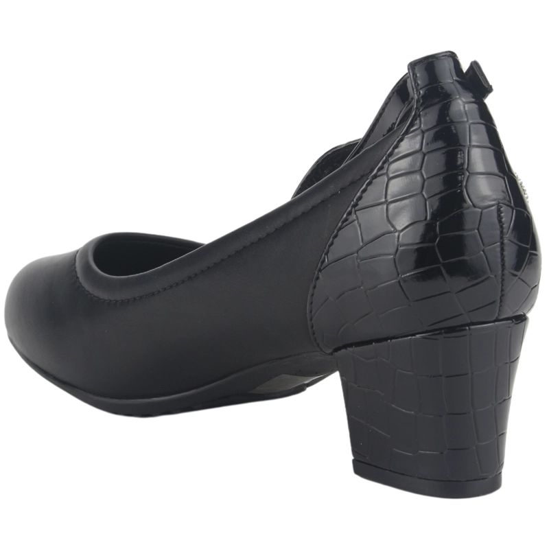 ZAPATO CHALADA MUJER FLEXI-27 NEGRO CASUAL - 4