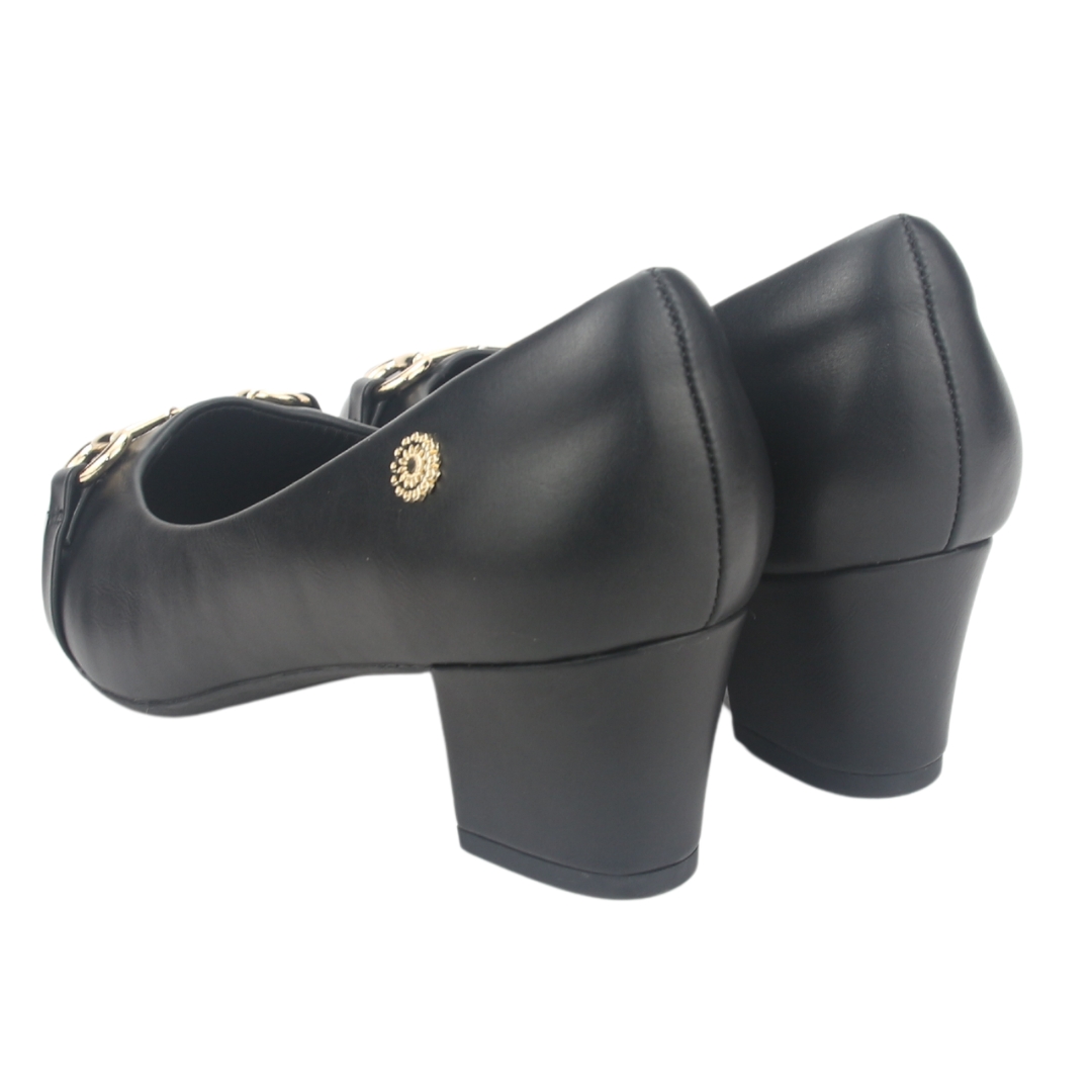 ZAPATO CHALADA MUJER FLEXI-47 NEGRO CASUAL - 4