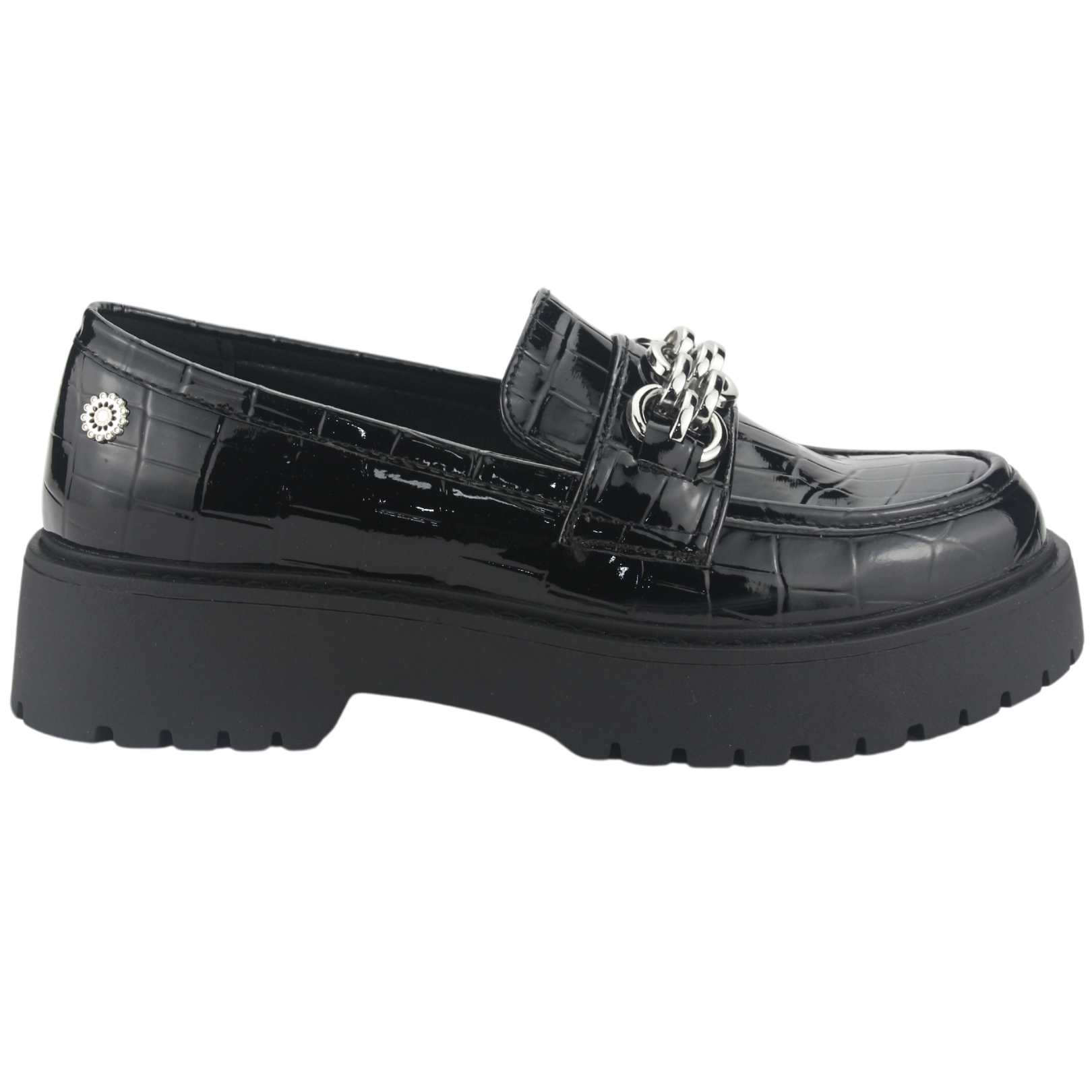 MOCASINES MUJER CHALADA NEGRO LENIN-1 CASUAL - 1