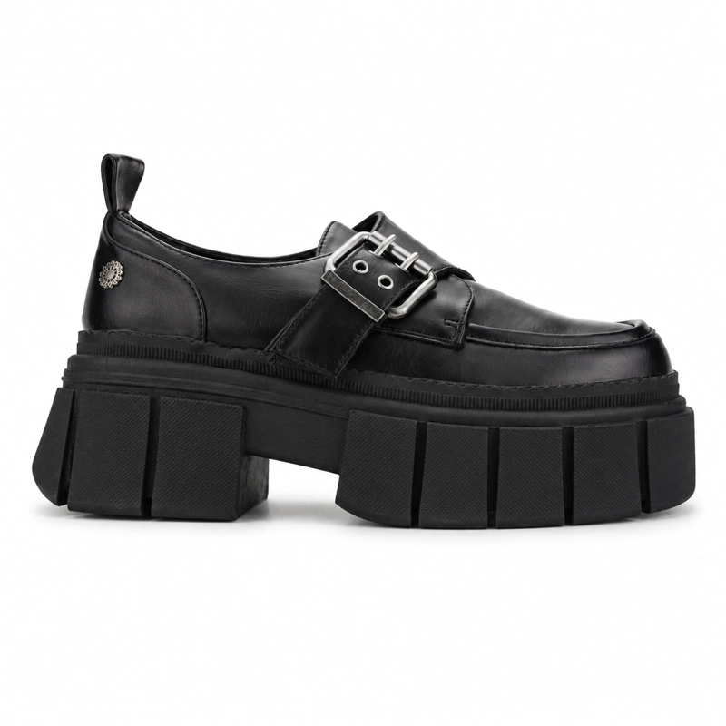 MOCASINES MUJER CHALADA NEGRO BRESH-1 CASUAL - 1