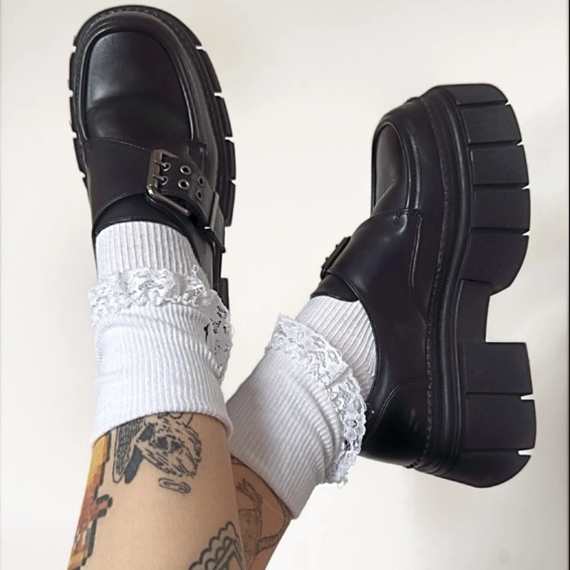 MOCASINES MUJER CHALADA NEGRO BRESH-1 CASUAL - 5