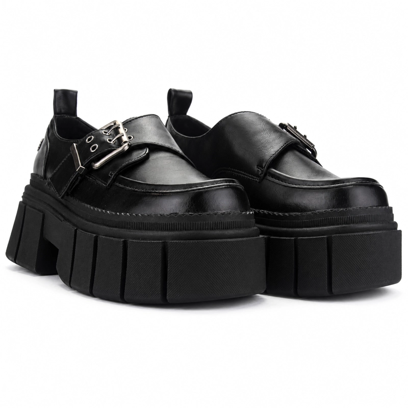 MOCASINES MUJER CHALADA NEGRO BRESH-1 CASUAL - 9