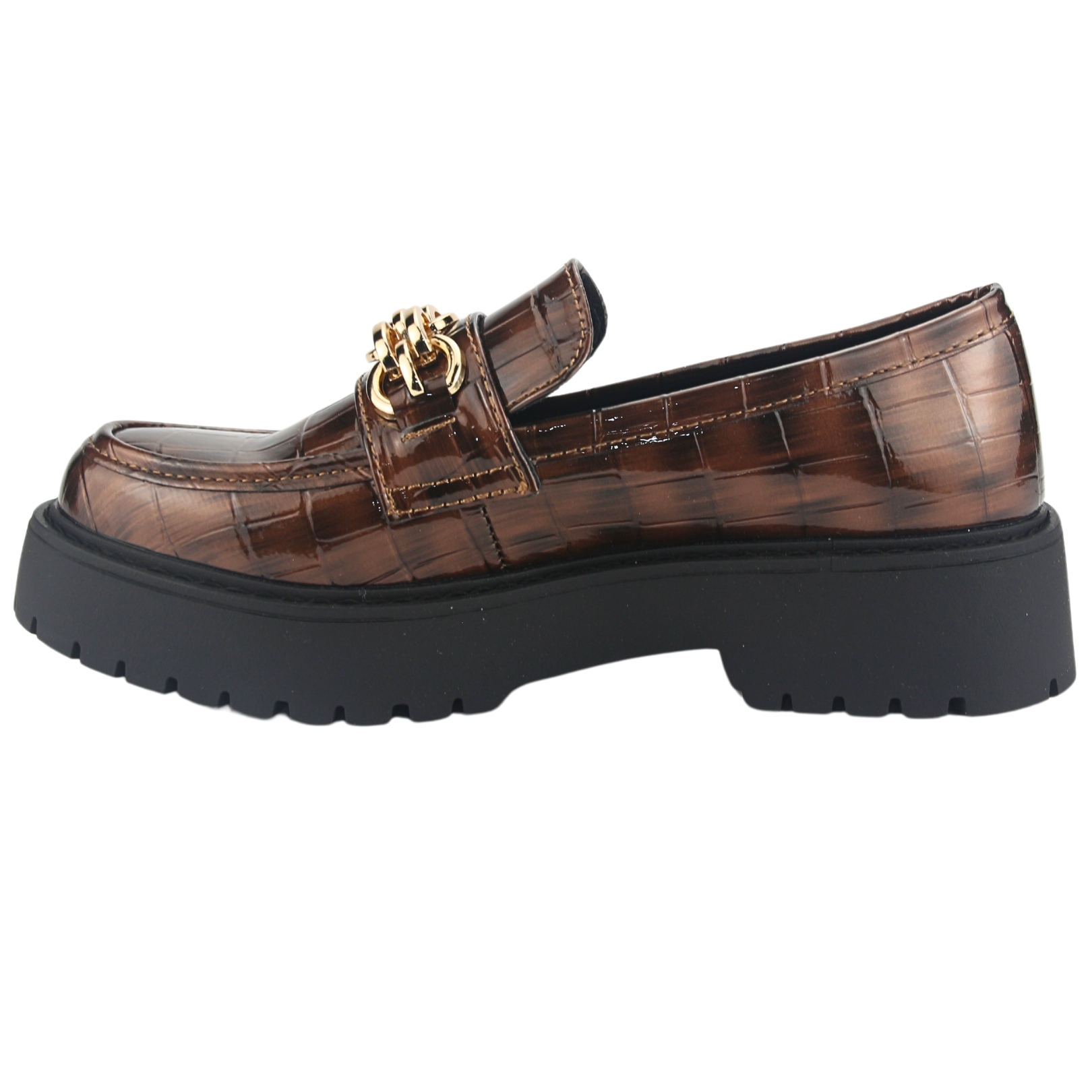 MOCASIN CHALADA MUJER LENIN-1 CAFE CASUAL - 2