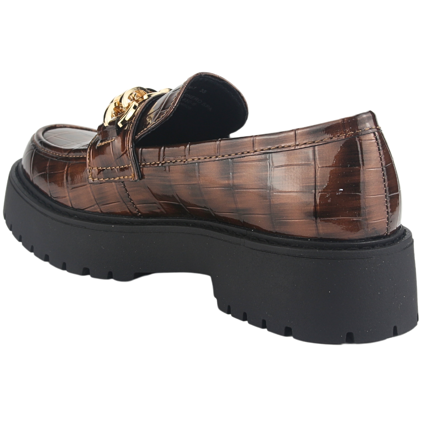 MOCASIN CHALADA MUJER LENIN-1 CAFE CASUAL - 4