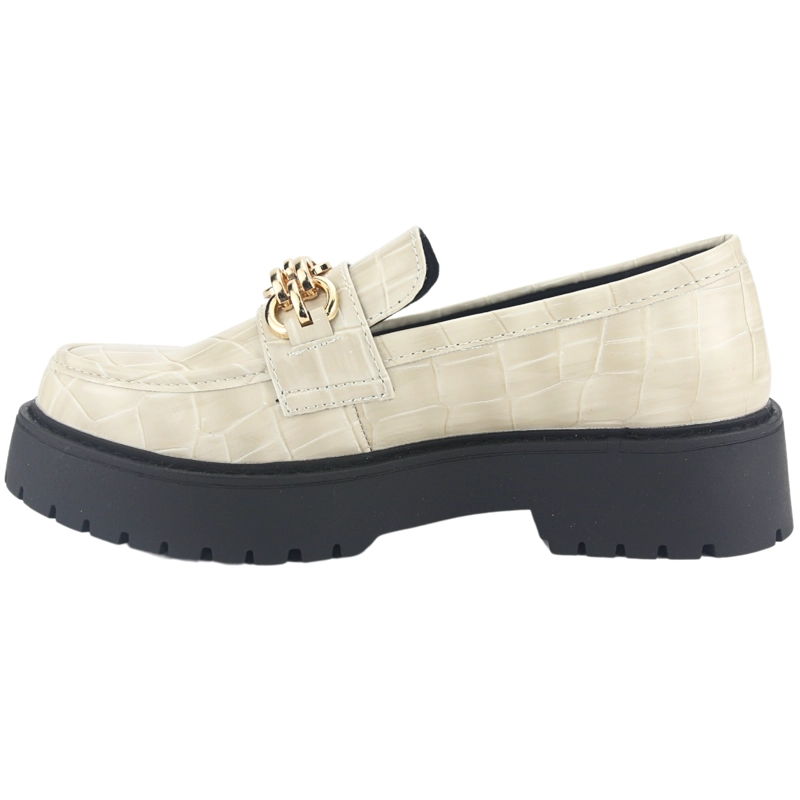 MOCASIN CHALADA MUJER LENIN-1 BEIGE CASUAL - 2