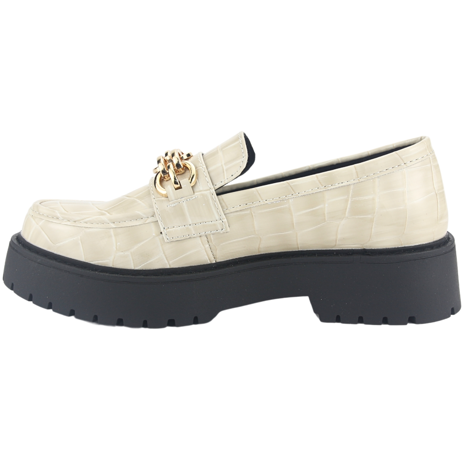 MOCASIN CHALADA MUJER LENIN-1 BEIGE CASUAL - 2