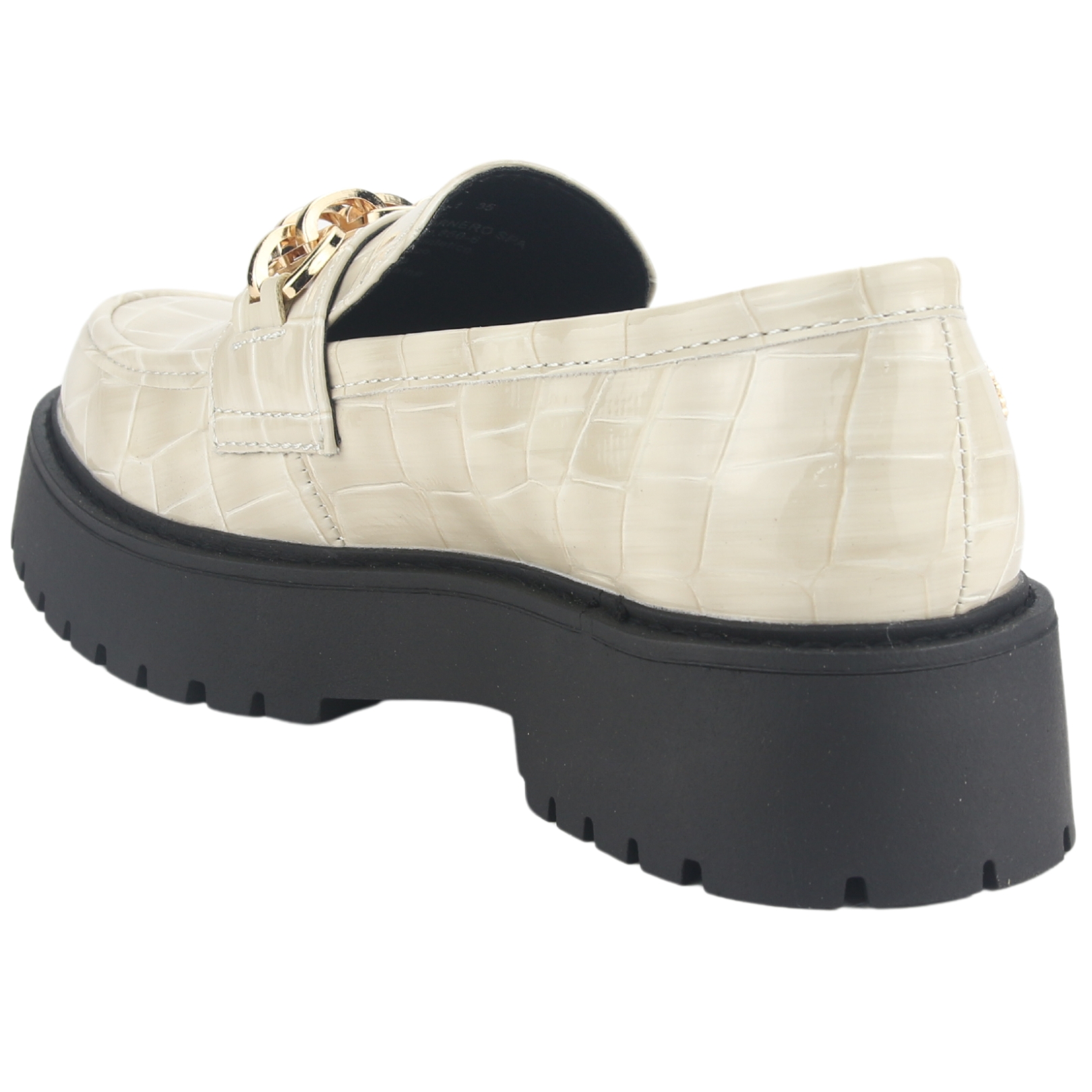 MOCASIN CHALADA MUJER LENIN-1 BEIGE CASUAL - 4