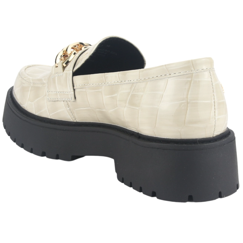 MOCASIN CHALADA MUJER LENIN-1 BEIGE CASUAL - 4