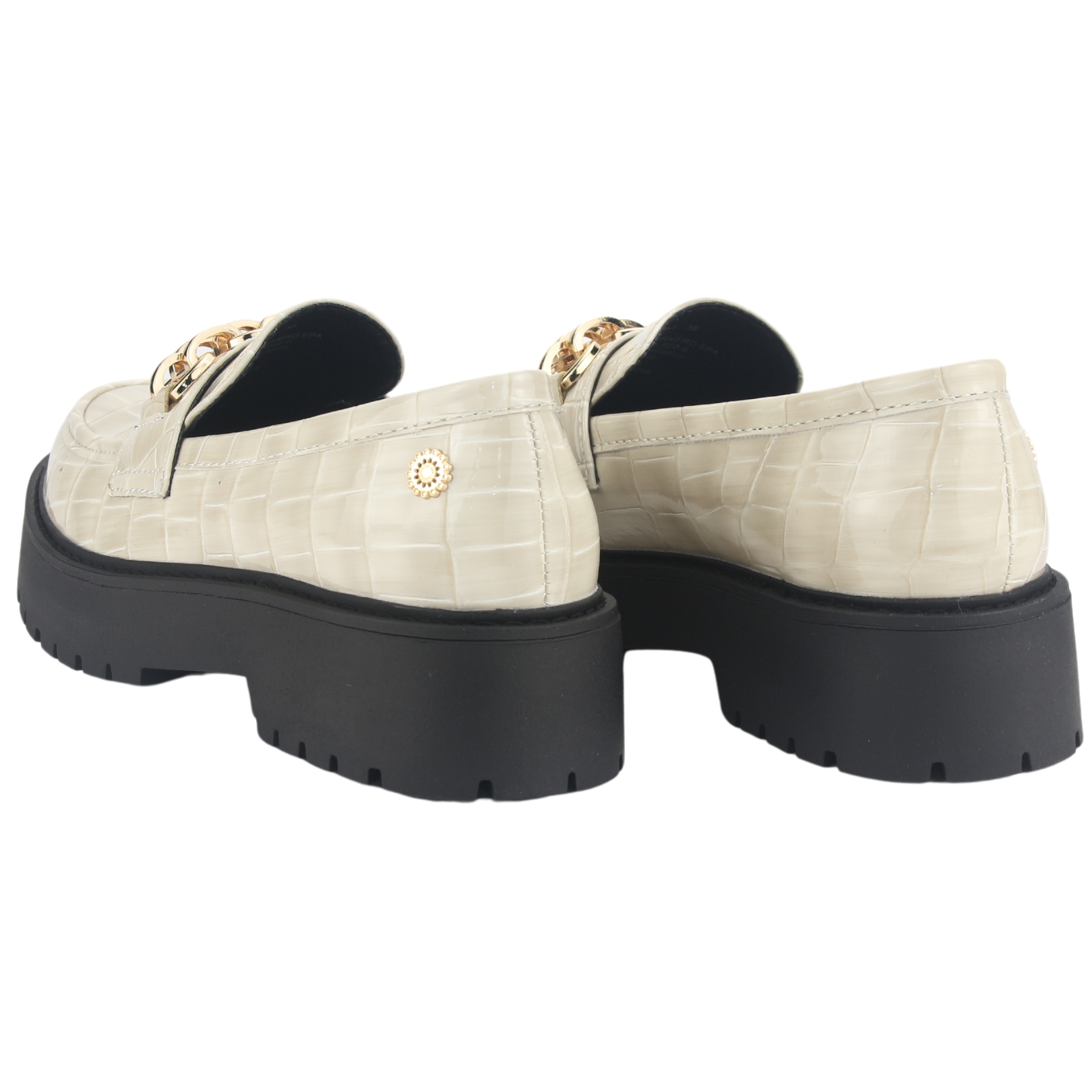 MOCASIN CHALADA MUJER LENIN-1 BEIGE CASUAL - 6