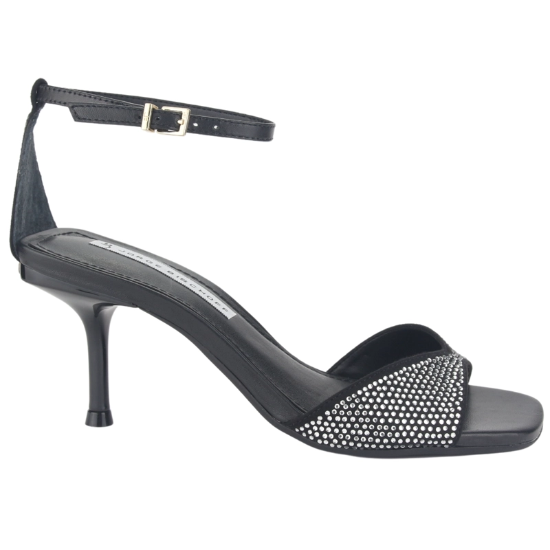 SANDALIAS MUJER JORGE BISCHOFF CUERO J10543039 NEGRO CASUAL - 1