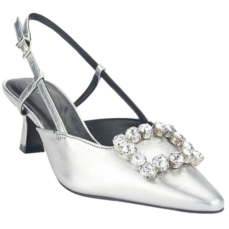 ZAPATOS MUJER JORGE BISCHOFF CUERO P17994002 PLATEADO CASUAL - 3