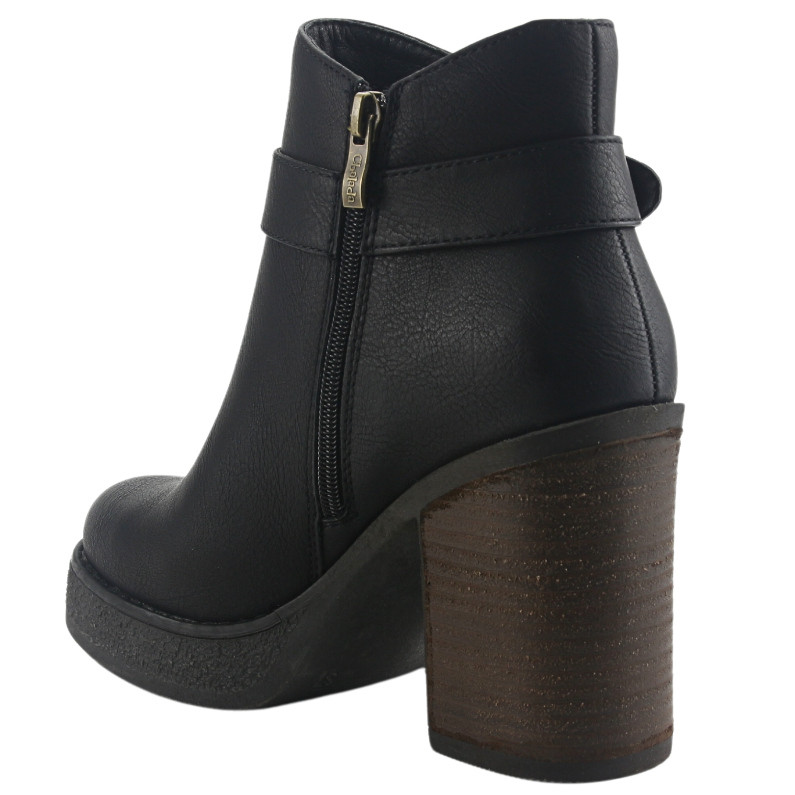 BOTIN CHALADA MUJER ELLA-15 NEGRO CASUAL - 4