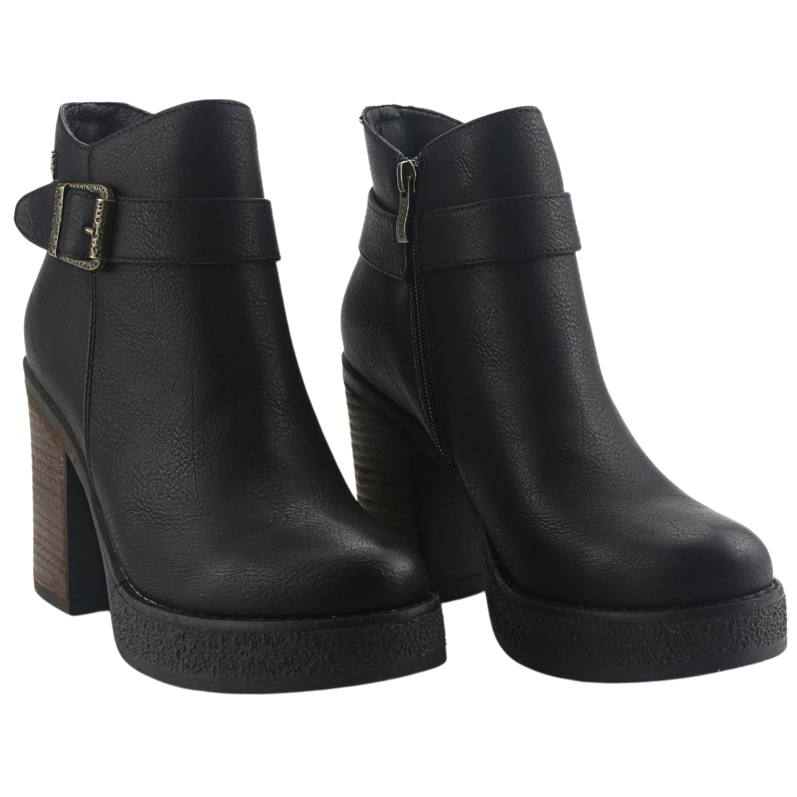 BOTIN CHALADA MUJER ELLA-15 NEGRO CASUAL - 5