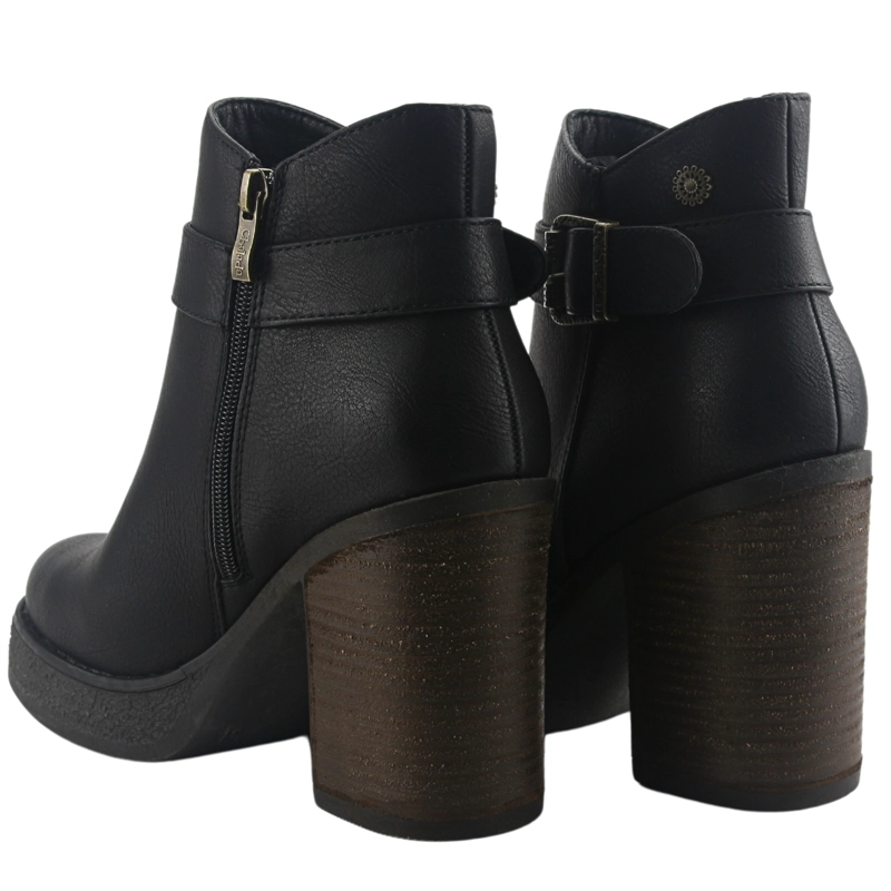 BOTIN CHALADA MUJER ELLA-15 NEGRO CASUAL - 6