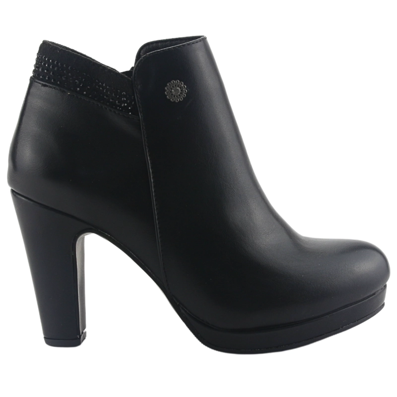 BOTIN CHALADA MUJER BAMBINA-21 NEGRO CASUAL - 1