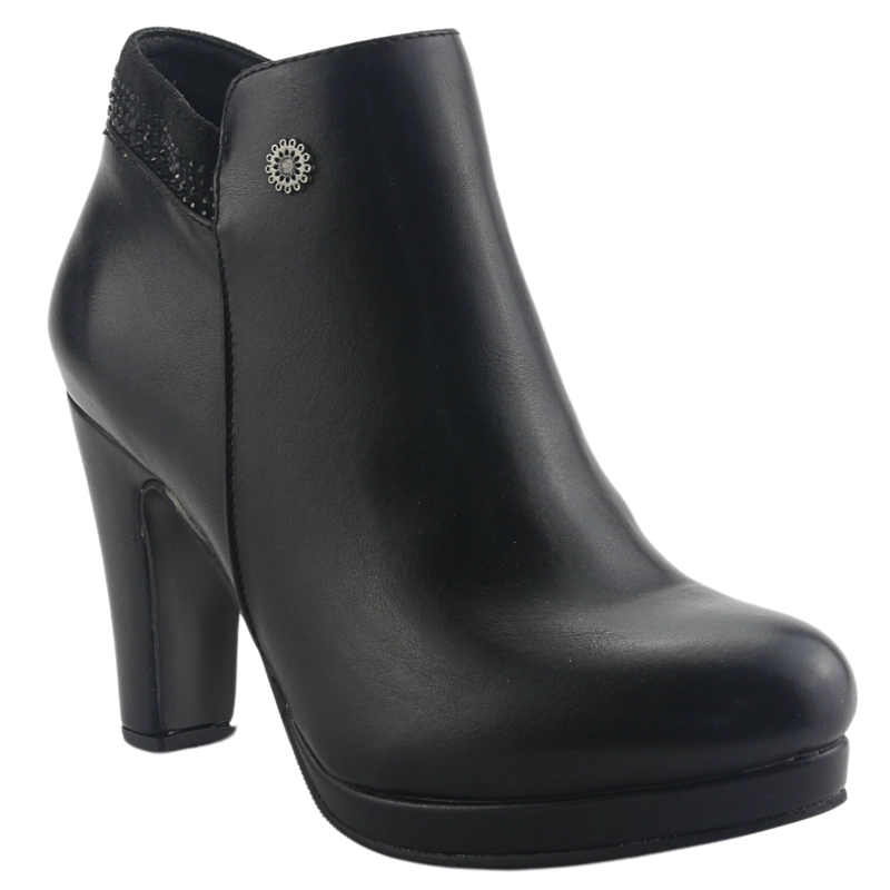 BOTIN CHALADA MUJER BAMBINA-21 NEGRO CASUAL - 3