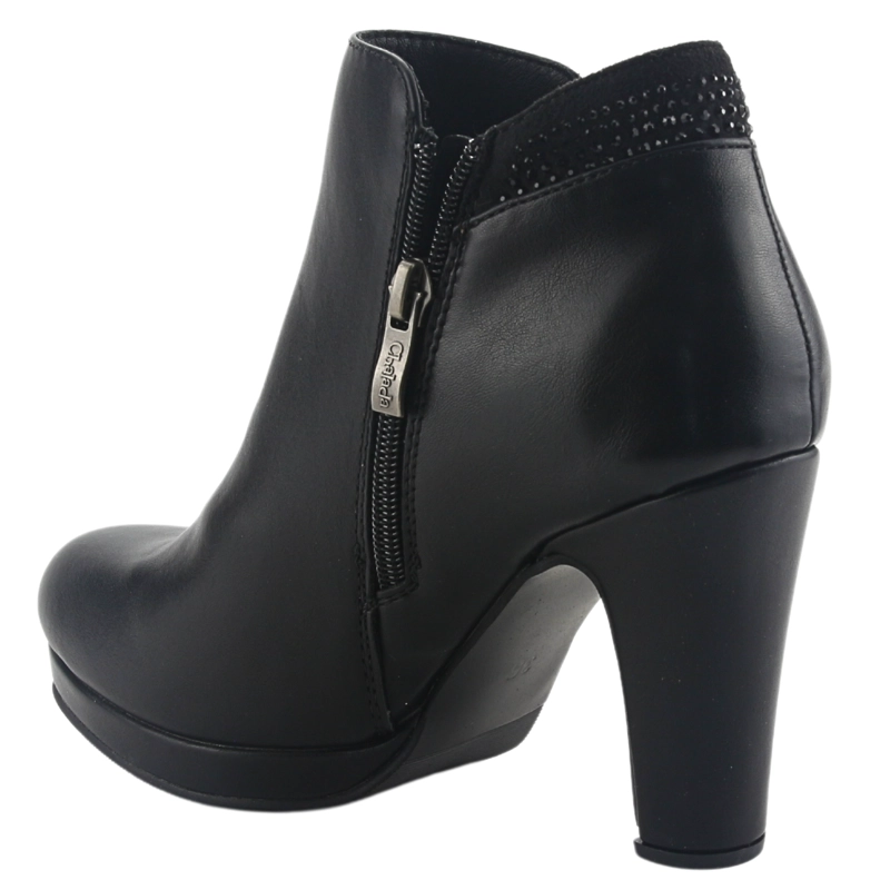BOTIN CHALADA MUJER BAMBINA-21 NEGRO CASUAL - 4