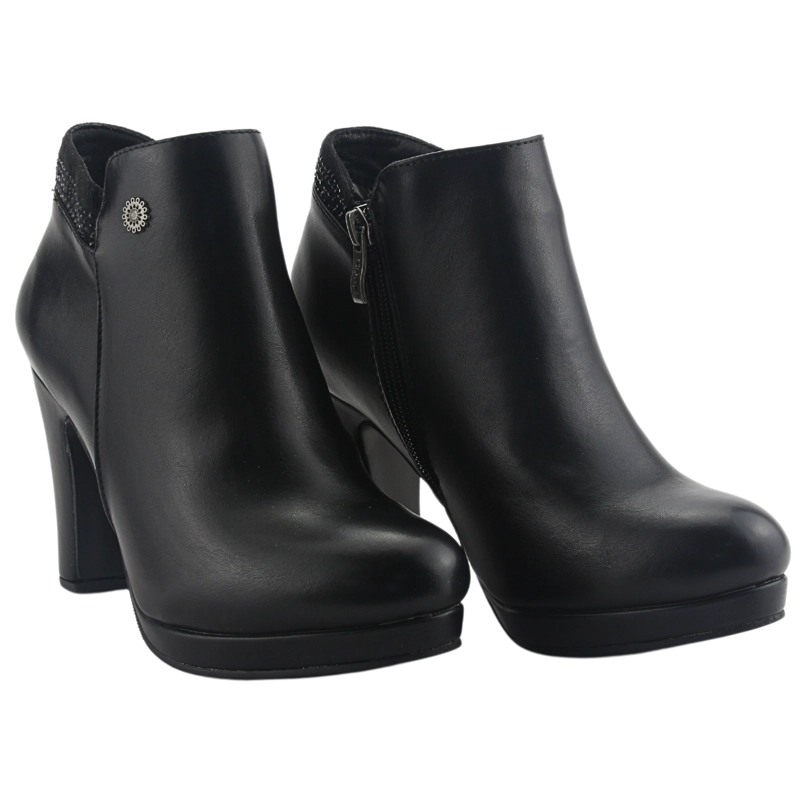 BOTIN CHALADA MUJER BAMBINA-21 NEGRO CASUAL - 5