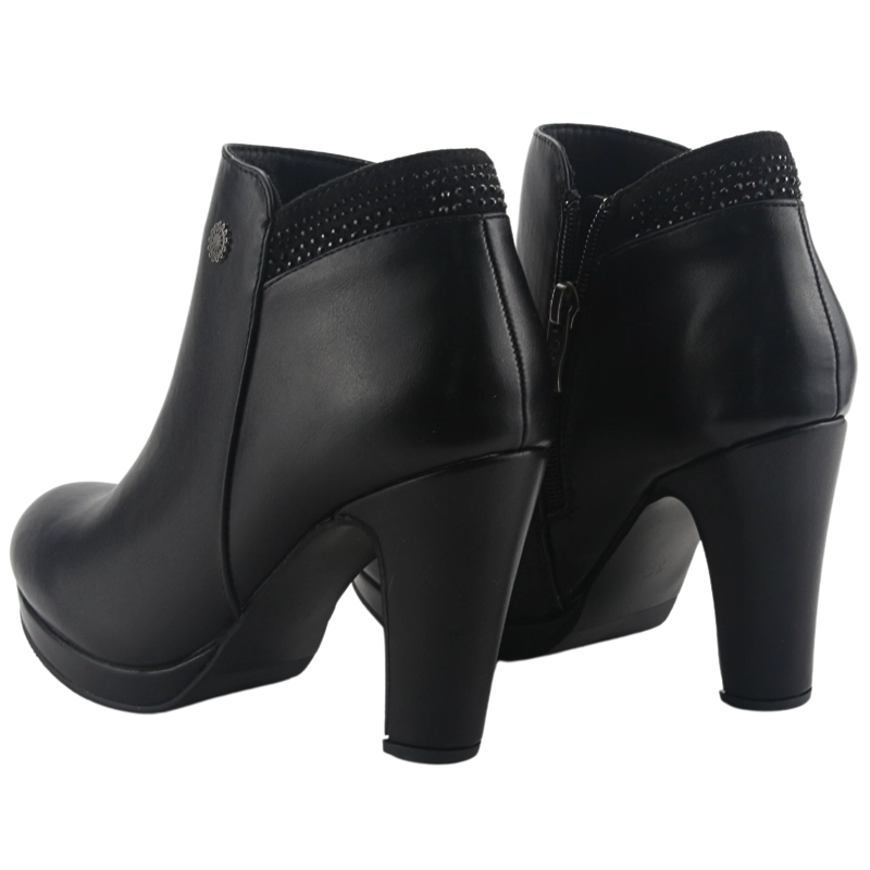 BOTIN CHALADA MUJER BAMBINA-21 NEGRO CASUAL - 6