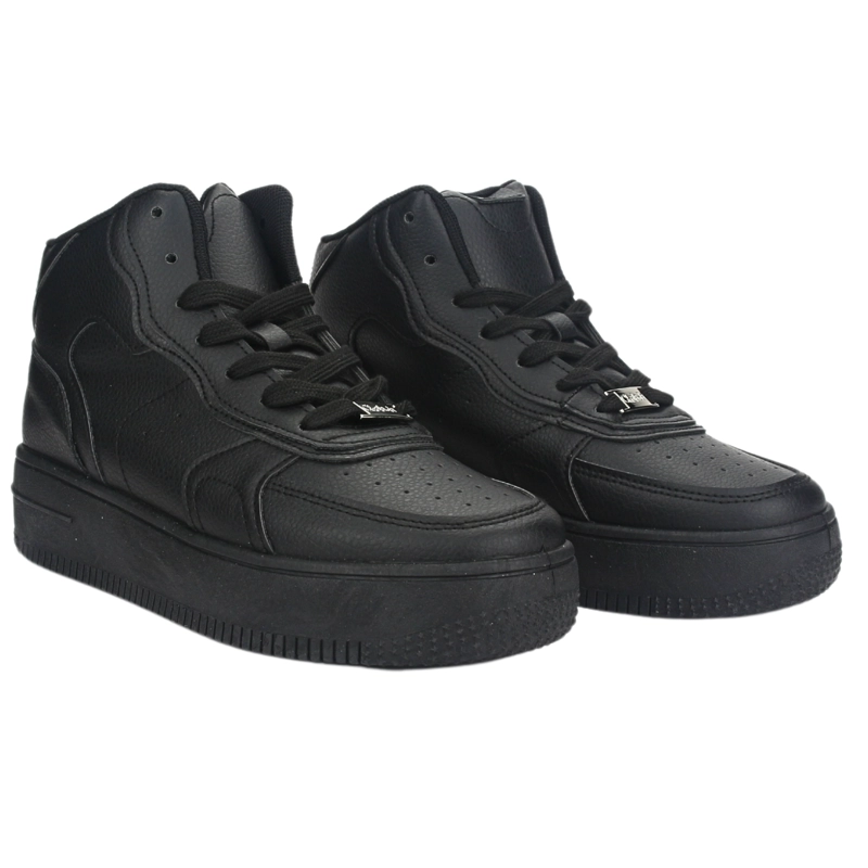 ZAPATILLAS MUJER CHALADA URBANAS NEGRO JOGGO-6 - 5