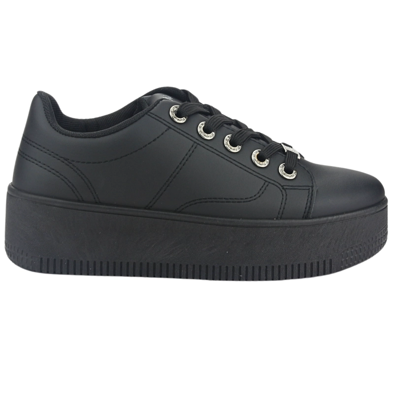 ZAPATILLAS MUJER CHALADA URBANAS NEGRO METTA-15 - 1
