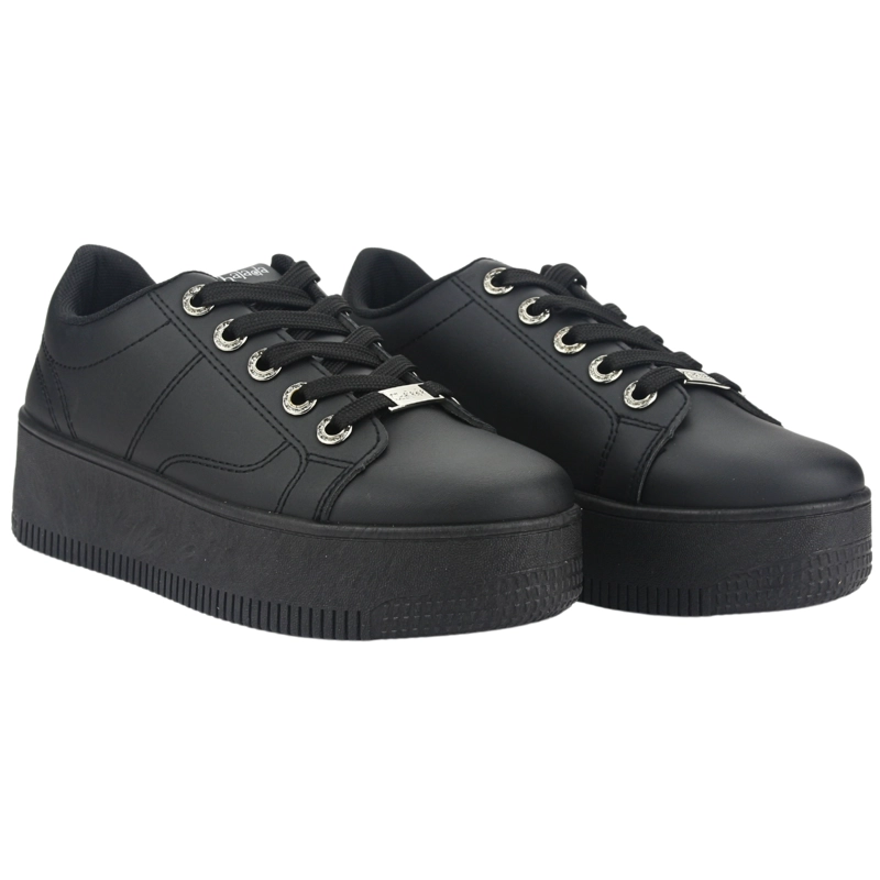 ZAPATILLAS MUJER CHALADA URBANAS NEGRO METTA-15 - 5
