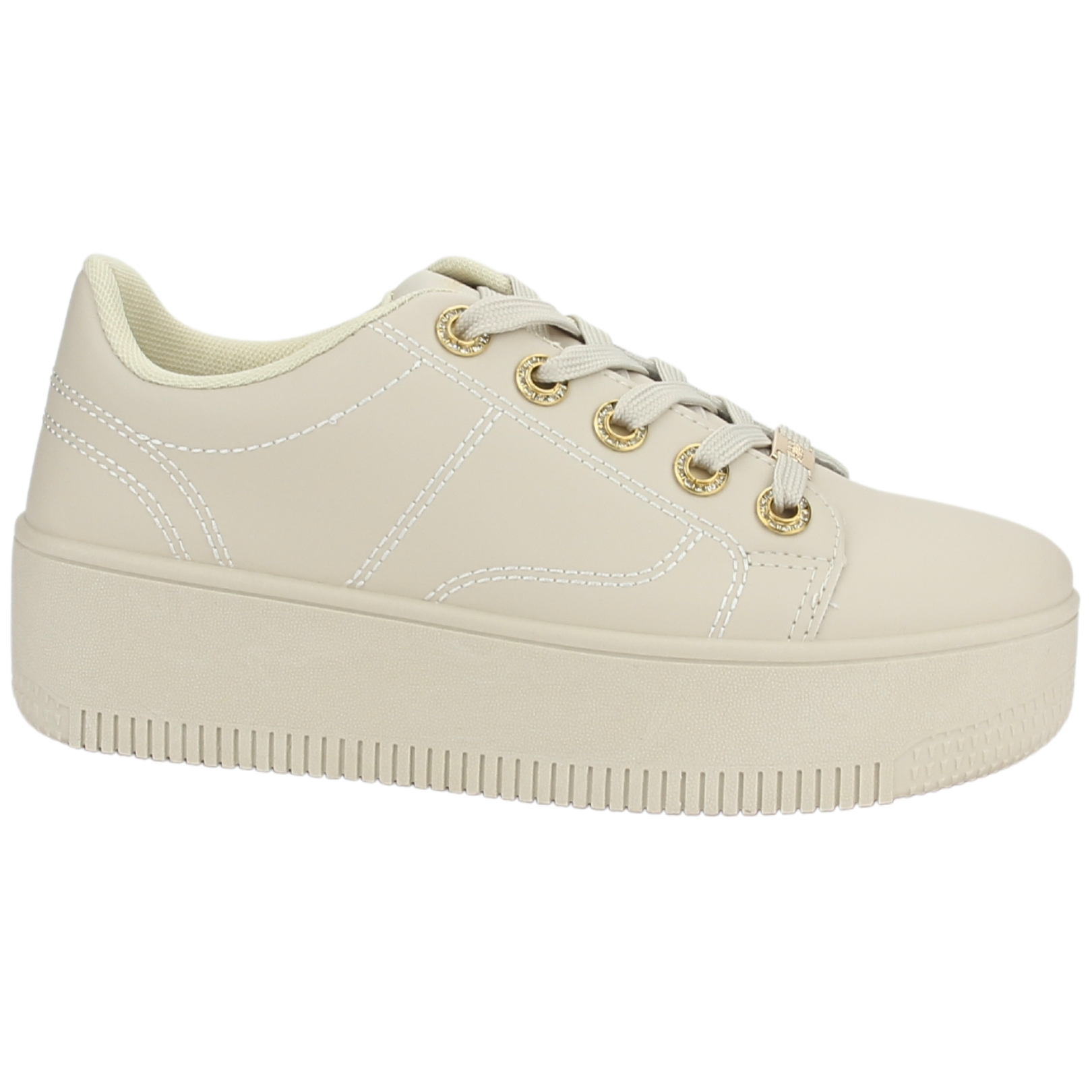 ZAPATILLAS MUJER CHALADA URBANAS BEIGE METTA-15 - 1