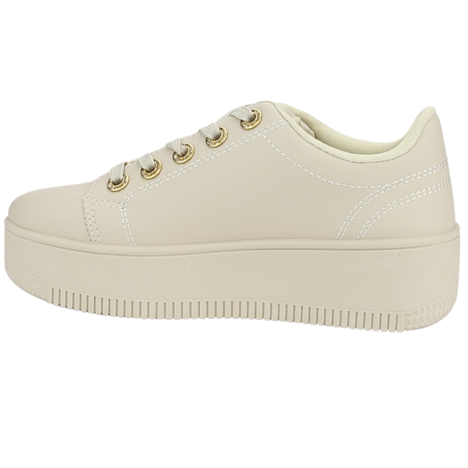 ZAPATILLAS MUJER CHALADA URBANAS BEIGE METTA-15 - 2
